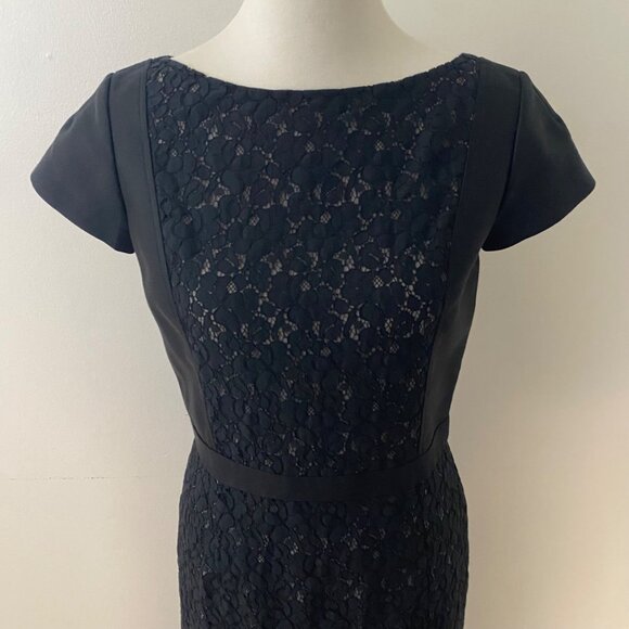 NWT $450 Tory Burch Mariana Lace Dress Black - Picture 2 of 10